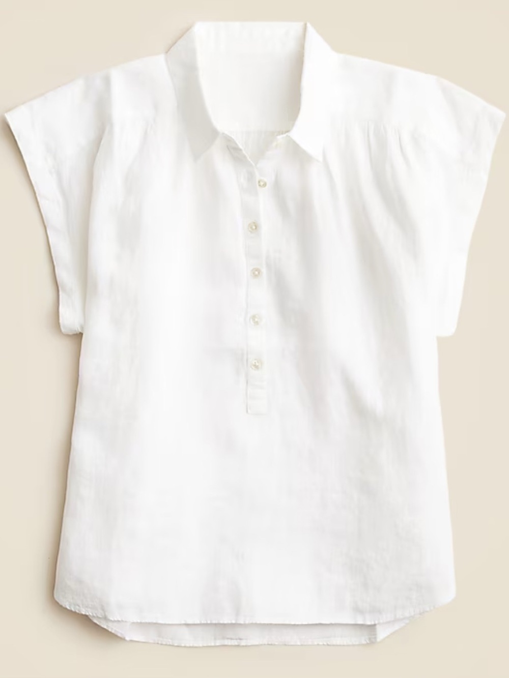 J.Crew New Capitaine shirt in Baird McNutt Irish linen Size XL